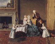 The visit in the lord Johann Zoffany
